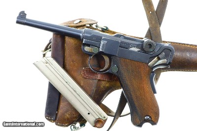 DWM, Swiss Military, 1906 Luger, Holster, #15037, I-1167