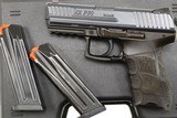 H&K P30 Pistol, Basel Police Contract, Case, Spare Mag, 129-006735, I-1250 - 2 of 10