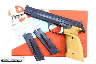 Rare Hammerli P240 Swiss Target Pistol, Boxed, P200690, I-1084