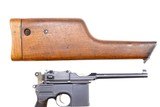 Scarce Super Early Mauser Prewar Commercial C96, Matching Stock, FB01060 - 5 of 23