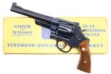 S&W, 38-44 Outdoorsman, Boxed, Factory Letter, S98184, FB01077