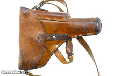 Swiss SIG P49 Military Holster, “71”w/ “73” Date Shoulder Strap, X-234