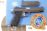 SIG, P210-6, Swiss Pistol, 9mmP, Boxed w/ Test Target, P93121, FB01019 - 2 of 11