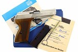 Gorgeous Post War Mauser HSc, Nickled, Boxed, Accessories, 01.22115, FB01132 - 2 of 14