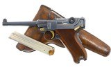 W&F Bern 1924, Swiss Military Luger, with Holster, 24670, FB00045