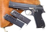 SIG, P49, Swiss Military Pistol, Third Variation, RIG, A128808, FB00047 - 2 of 17