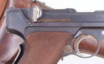 Luger, 1900 Swiss, Military, Wide Trigger, Holster - Image 3 of 23