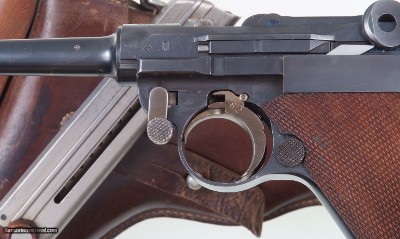 Luger, 1900 Swiss, Military, Wide Trigger, Holster - Image 4 of 23