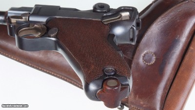 Luger, 1900 Swiss, Military, Wide Trigger, Holster - Image 7 of 23