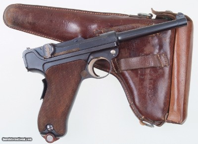Luger, 1900 Swiss, Military, Wide Trigger, Holster - Image 2 of 23