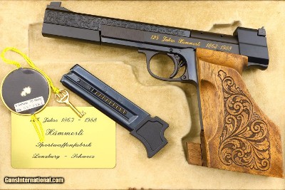 AS NEW Hammerli 208, 125 Year Commemorative, Cased, JP0478, FB01004