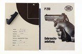 SIG P210-6, Swiss Pistol, 9mmP, Boxed with Test Target, P85533, FB01017 - 11 of 13