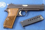 SIG P210-6, Swiss Pistol, 9mmP, Boxed with Test Target, P85533, FB01017 - 2 of 13