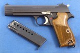 SIG P210-6, Swiss Pistol, 9mmP, Boxed with Test Target, P85533, FB01017