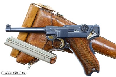 Bern 1906-24 Luger pistol rig, 1924, #17677, I-155