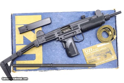 IMI Action Arms, Uzi A, Model A, Near NIB, SA02178, FB01071