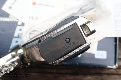 S&W 559 Class A Engraved, Nickled Pistol, A768604, A-1654 - Image 3 of 18