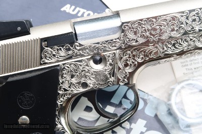 S&W 559 Class A Engraved, Nickled Pistol, A768604, A-1654 - Image 13 of 18
