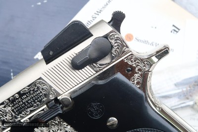 S&W 559 Class A Engraved, Nickled Pistol, A768604, A-1654 - Image 6 of 18