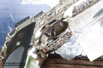 S&W 559 Class A Engraved, Nickled Pistol, A768604, A-1654 - Image 11 of 18