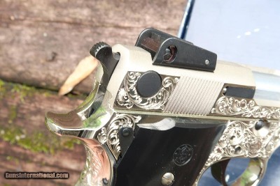S&W 559 Class A Engraved, Nickled Pistol, A768604, A-1654 - Image 5 of 18