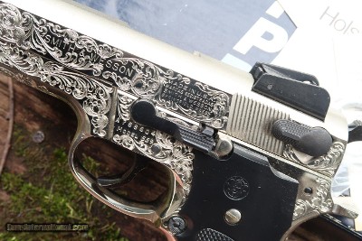 S&W 559 Class A Engraved, Nickled Pistol, A768604, A-1654 - Image 12 of 18