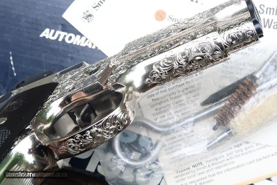 S&W 559 Class A Engraved, Nickled Pistol, A768604, A-1654 - Image 16 of 18