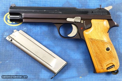 Rare SIG, P210-7, High Polish, Swiss .22 LR Pistol, Boxed, 42409, FB01015
