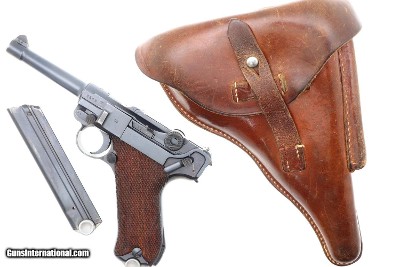 Fabulous Mauser P08 Eagle L Police Rig, 2 Matching Mags, 1940 Date, FB00318 - Image 8 of 20
