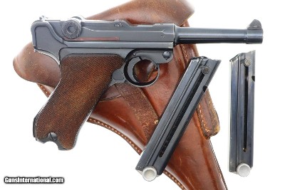 Fabulous Mauser P08 Eagle L Police Rig, 2 Matching Mags, 1940 Date, FB00318 - Image 2 of 20