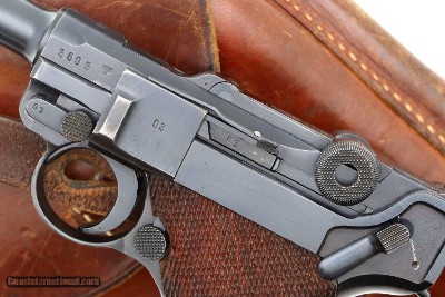 Fabulous Mauser P08 Eagle L Police Rig, 2 Matching Mags, 1940 Date, FB00318 - Image 3 of 20