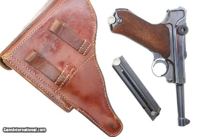 Fabulous Mauser P08 Eagle L Police Rig, 2 Matching Mags, 1940 Date, FB00318 - Image 9 of 20