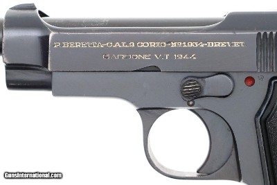 Beretta 1934 Pistol, WWII German Contract, Matching, 0127AA, FB00512 - Image 3 of 11