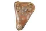 Japanese, Type 14 Nambu, Early, Leather Holster, X-281 - 2 of 6