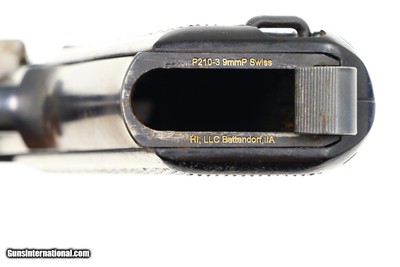 SIG, P210-3, Swiss Basel Police, 9mmP, P8749, I-929 - Image 10 of 15