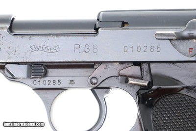 Walther P38, Zero Series, German Military Pistol, 010285, FB01239 - Image 4 of 17