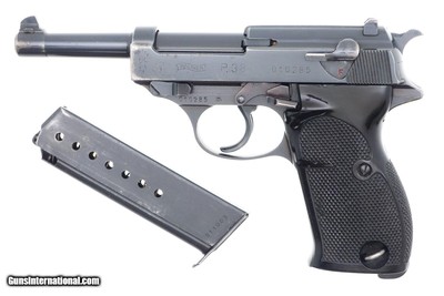 Walther P38, Zero Series, German Military Pistol, 010285, FB01239