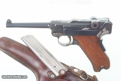 1906 Swiss Luger, Military, Cross in Shield, Holster, 10098, I-305 - Image 3 of 25