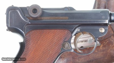 1906 Swiss Luger, Military, Cross in Shield, Holster, 10098, I-305 - Image 6 of 25