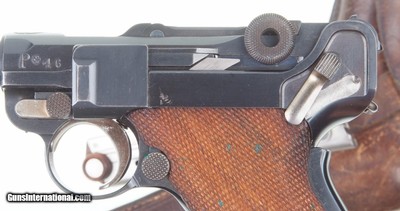1906 Swiss Luger, Military, Cross in Shield, Holster, 10098, I-305 - Image 5 of 25