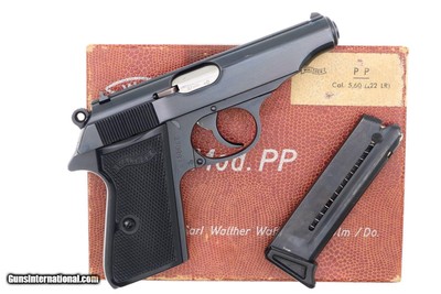 Walther PP Pistol, .22 LR, Post War, Matching Box, 27086 LR, FB01236 - Image 2 of 14