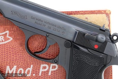 Walther PP Pistol, .22 LR, Post War, Matching Box, 27086 LR, FB01236 - Image 7 of 14