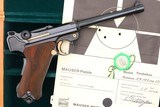 Spectacular Mauser, Luger, P08, German Navy Commemorative, Cased, FB01297 - 2 of 12