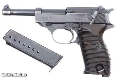 Walther P38, AC 41, German Military Pistol, 8181e, FB01206