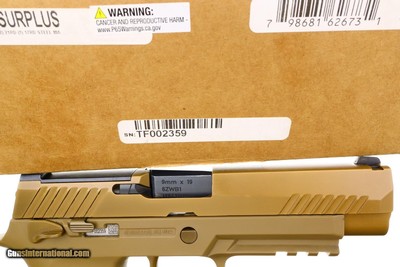 SIG, M17, U.S. Military Surplus, TF002359, FB00566 - Image 13 of 16