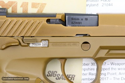 SIG, M17, U.S. Military Surplus, TF002359, FB00566 - Image 4 of 16