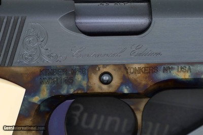 Kimber, Custom Shop Centennial Edition, Cased, Literature, MMXI105, FB01303 - Image 5 of 20