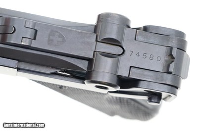 Gorgeous, Late Bern 1929 Swiss Luger Military Rig, 74580, FB00068 - Image 8 of 18