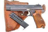 Beautiful Early Swiss Military SIG P49, High Polish, Holster, FB00073