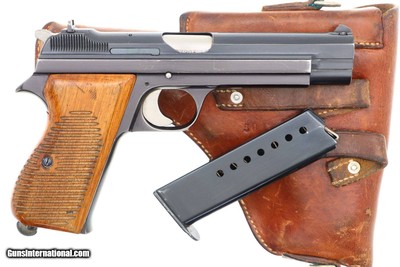 Beautiful Early Swiss Military SIG P49, High Polish, Holster, FB00073 - Image 2 of 17